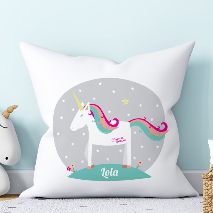 Personalised Magical Unicorn Cushion product image