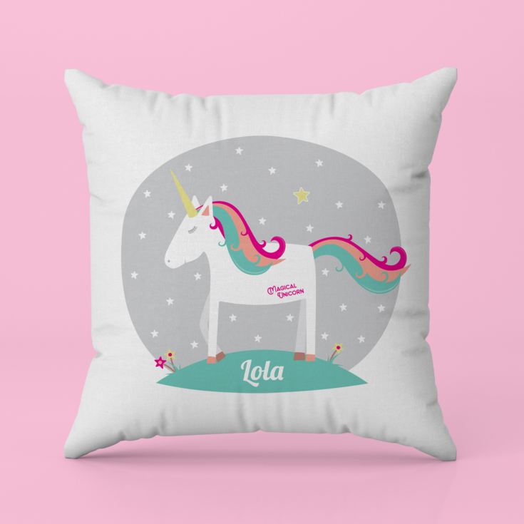 Personalised Magical Unicorn Cushion product image