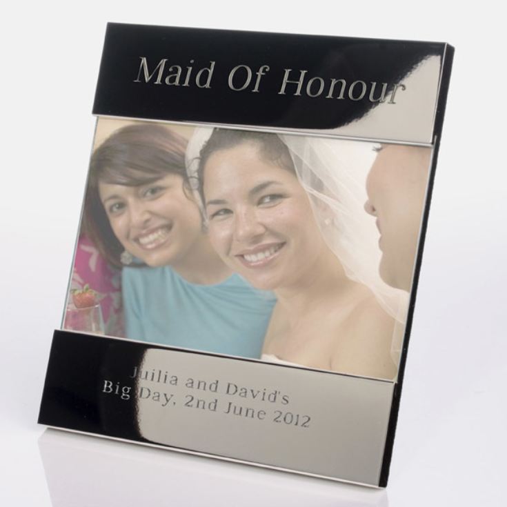 Engraved Maid Of Honour Photo Frame product image