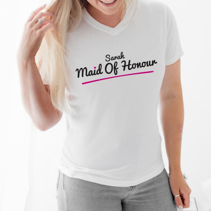 Personalised Bridesmaid T-Shirt product image