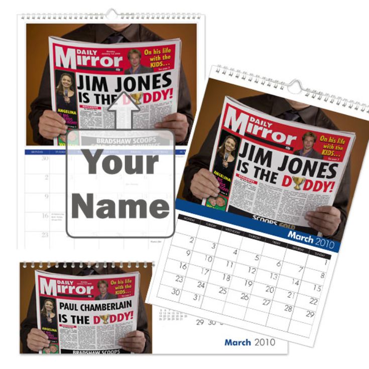 Personalised Best Dad Calendar Dad Gifts The Gift Experience Personalised Best Dad Calendar Dad Gifts The Gift Experience