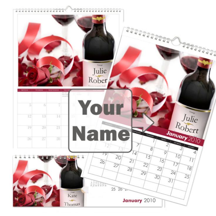 Personalised Love & Romance Calendar product image