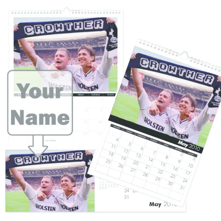 Football Legends Personalised Calendar product image