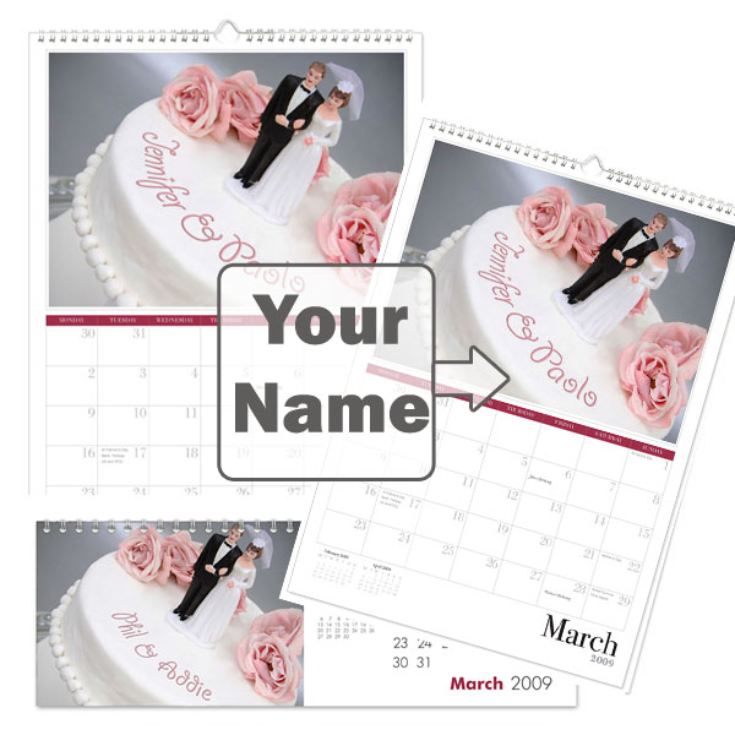 Personalised Wedding Calendar product image