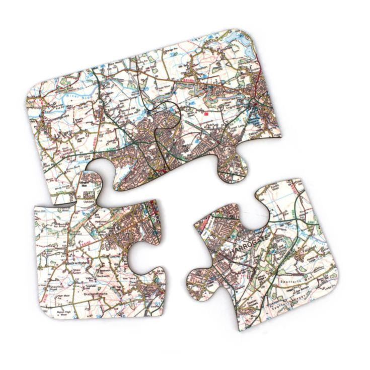 Personalised Map Jigsaw Coasters - Landranger product image