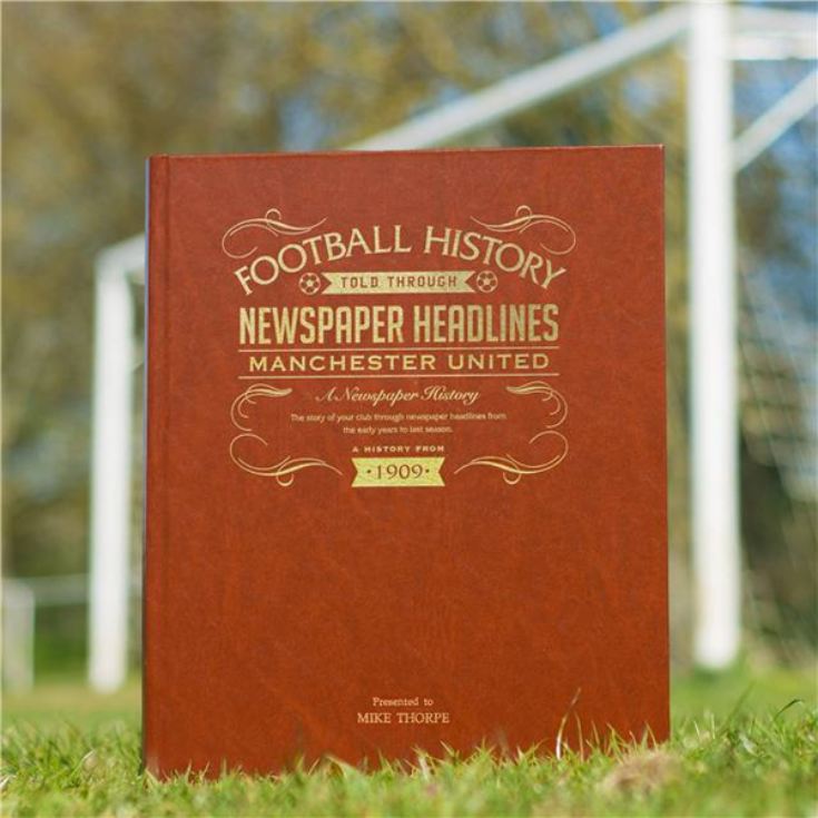 Personalised Manchester United Football Book The Gift Experience