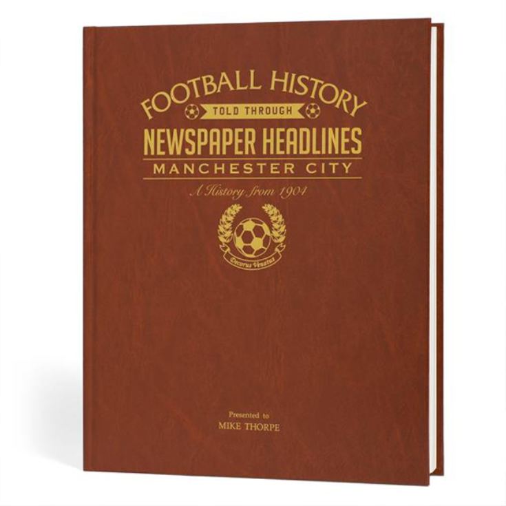 Personalised Manchester City Football Book product image