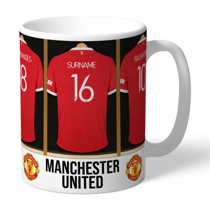 Personalised Manchester United Dressing Room Mug product image