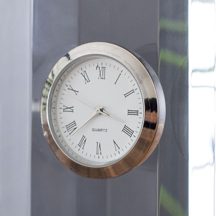 Engraved Crystal Mantel Clock The Gift Experience