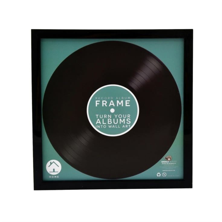 7" Black Record Frame product image