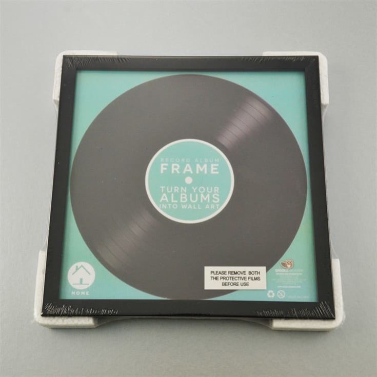 7" Black Record Frame product image