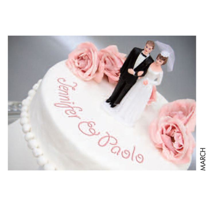 Personalised Wedding Calendar product image