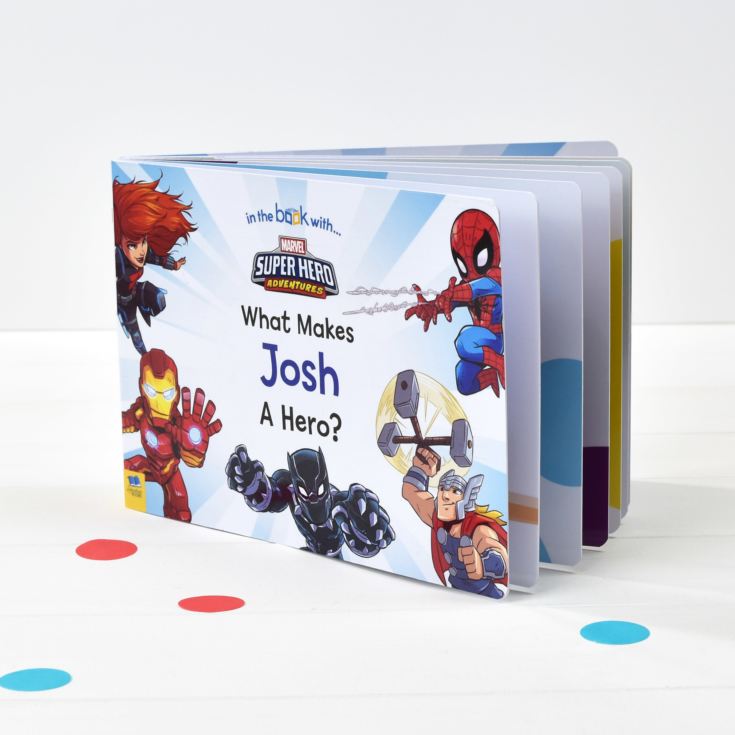 Personalised What Makes Me a Hero Marvel Board Book product image