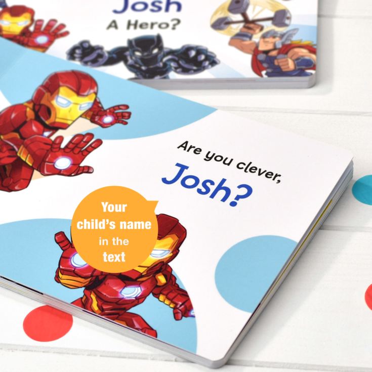 Personalised What Makes Me a Hero Marvel Board Book product image