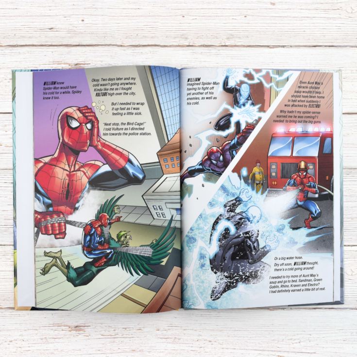 Spider-man Beginnings Personalised Marvel Story Book product image