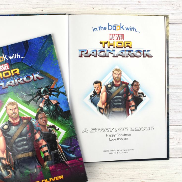 Thor Ragnarok Personalised Marvel Story Book product image