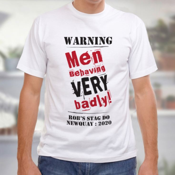 Behaving Badly Round Neck T-Shirt product image
