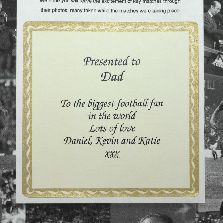 Personalised Pictorial Football Book product image