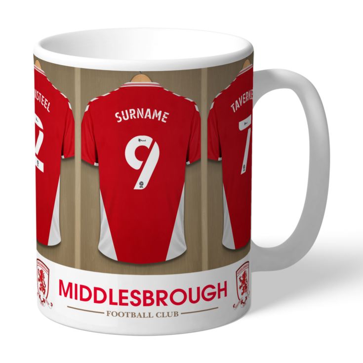 Personalised Middlesbrough FC Dressing Room Mug product image