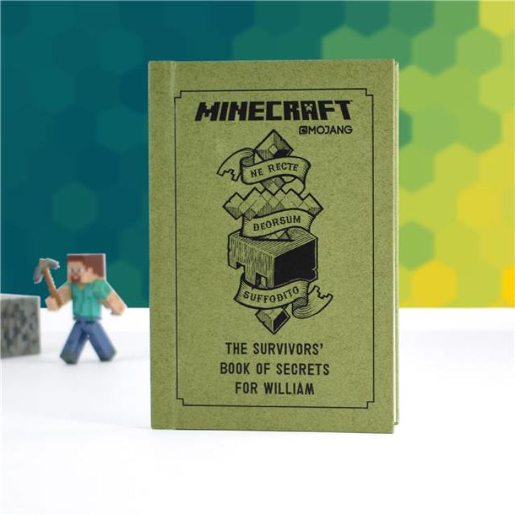 Personalised Minecraft Book: The Survivor's Book of Secrets product image