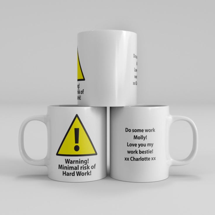Personalised Minimal Work Mug product image