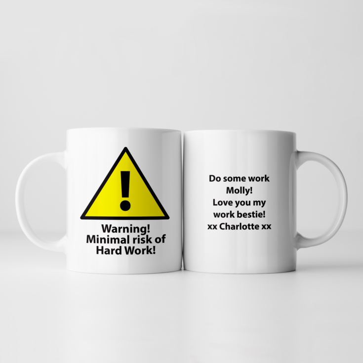 Personalised Minimal Work Mug product image