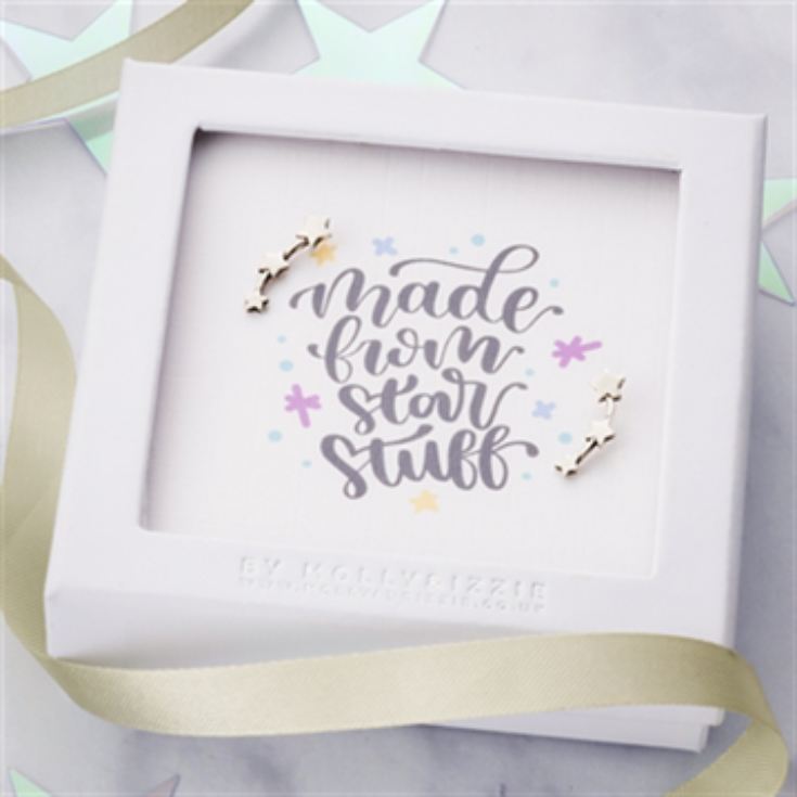 Quote Gift Box Sterling Silver Earrings (Made From Star Stuff) product image