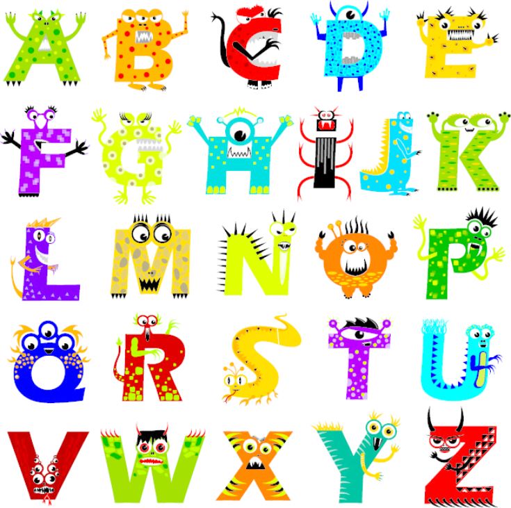 Personalised Children's Alphabet Monster Cushion product image