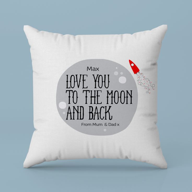 Personalised Moon and Back Cushion product image