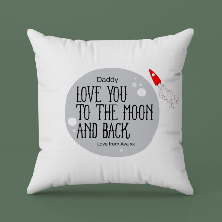 Personalised Moon and Back Cushion product image