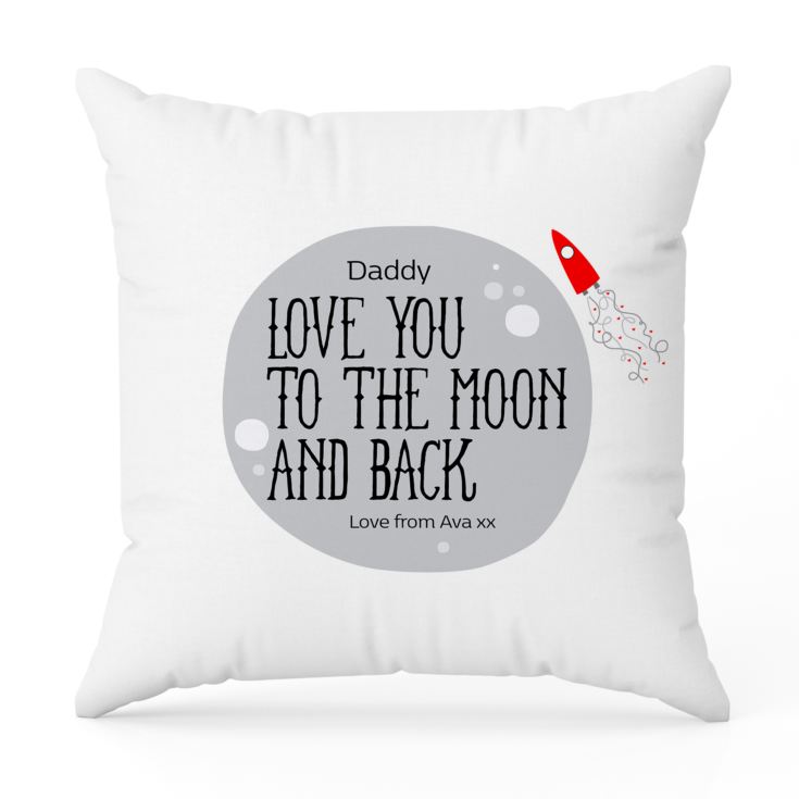 Personalised Moon and Back Cushion product image