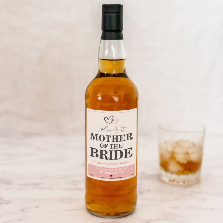 Personalised Mother Of The Bride Single Malt Whisky product image
