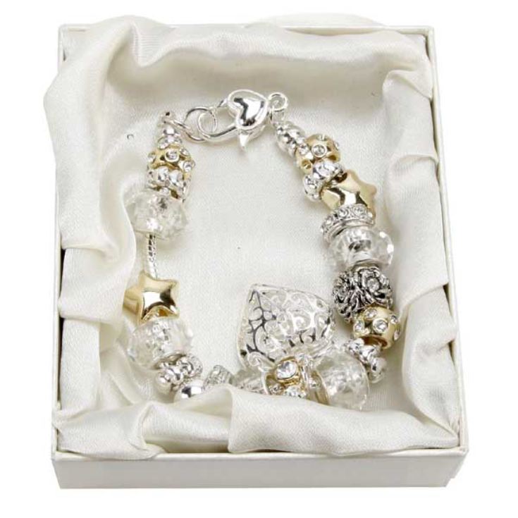 mother of the bride charm bracelet