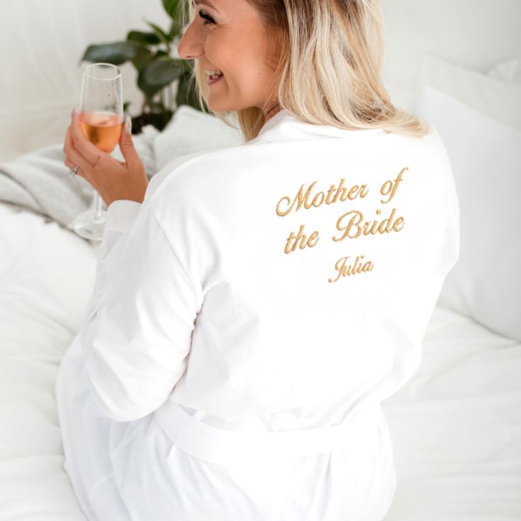 Personalised Embroidered Mother Of The Bride Dressing Gown product image