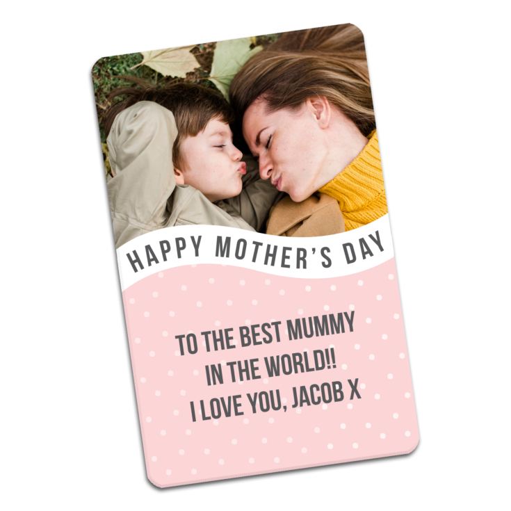 Personalised Mother's Day Metal Wallet Photo Card product image