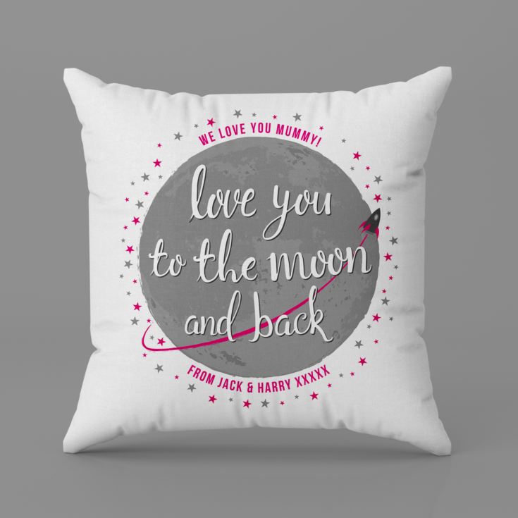 Personalised Mother's Day Moon And Back Cushion product image