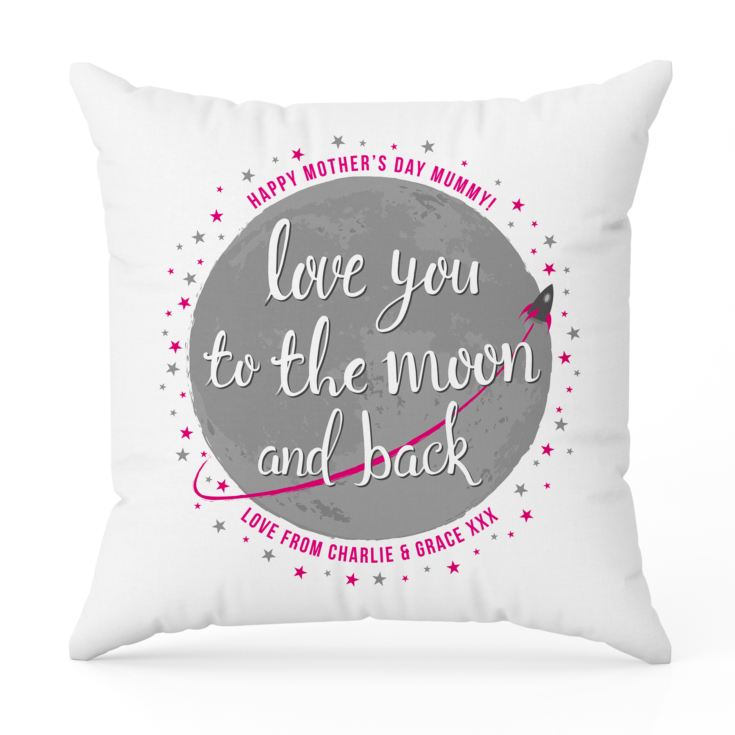 Personalised Mother's Day Moon And Back Cushion product image