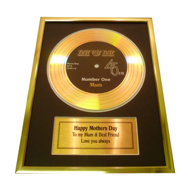 Mother's Day Personalised Gold Didi Disc product image