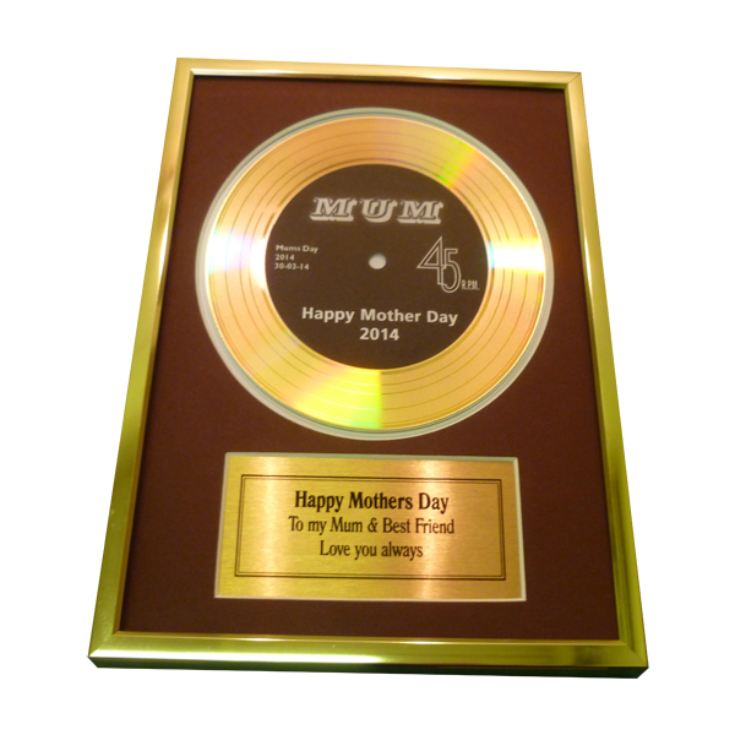 Mother's Day Personalised Gold Didi Disc product image