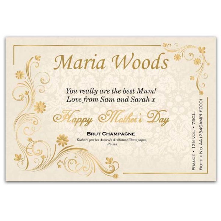 Mother's Day Personalised Champagne product image