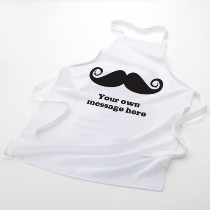 Personalised Moustache Apron product image