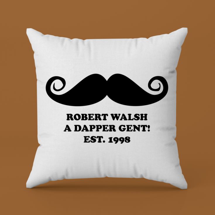 Personalised Moustache Cushion product image