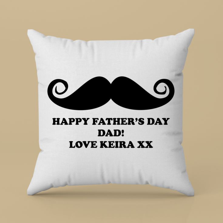 Personalised Moustache Cushion product image