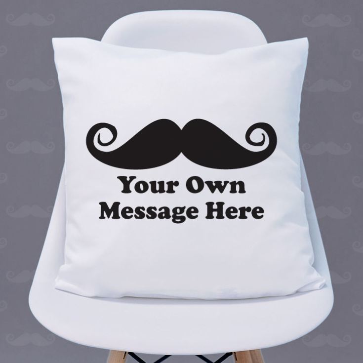 Personalised Moustache Cushion product image
