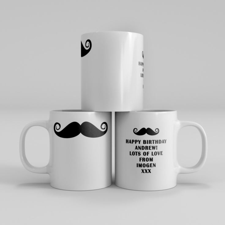 Personalised Moustache Mug product image