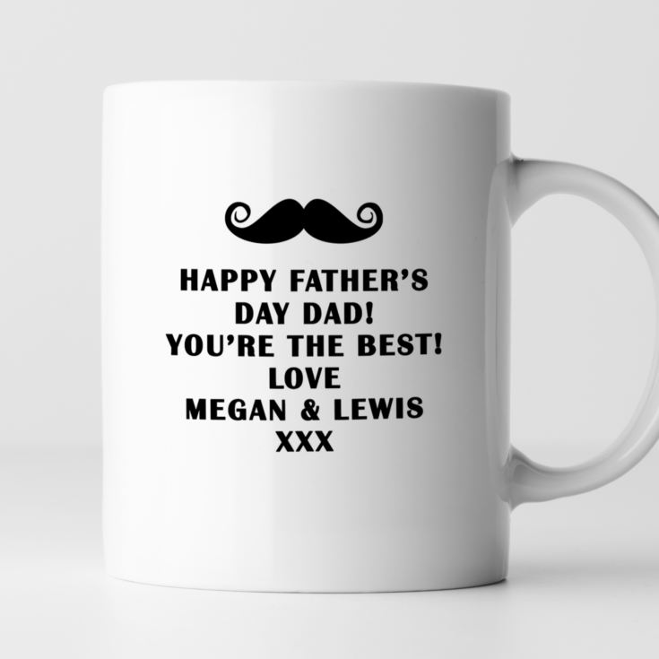 Personalised Moustache Mug product image