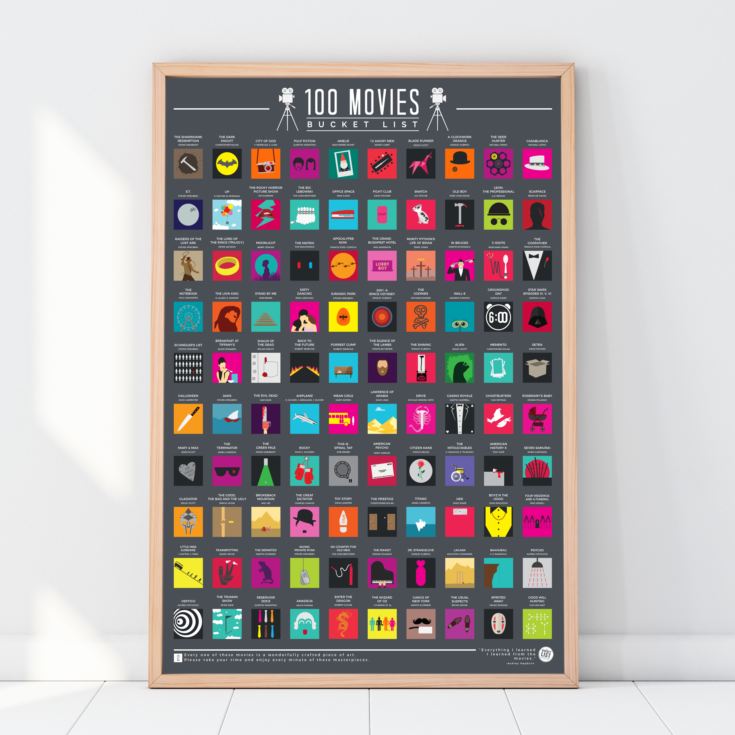 100 Movies Scratch Bucket List Poster product image