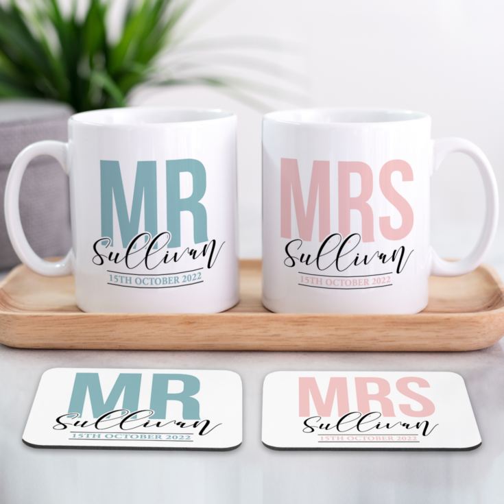 Mr & Mrs Mug And Coaster Set product image