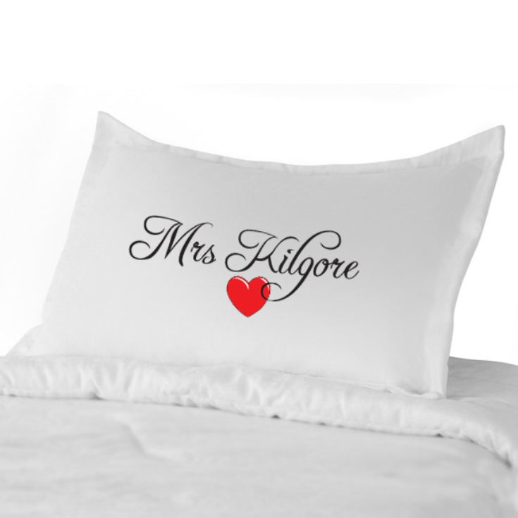 Mrs and Mrs Personalised Pillow Cases product image