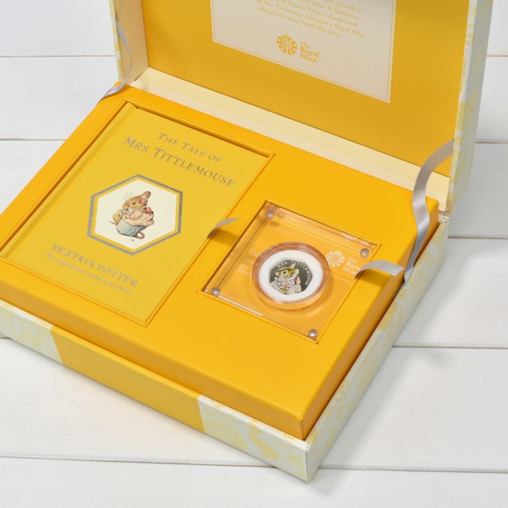Mrs Tittlemouse Royal Mint Silver Proof Coin & Book Set product image